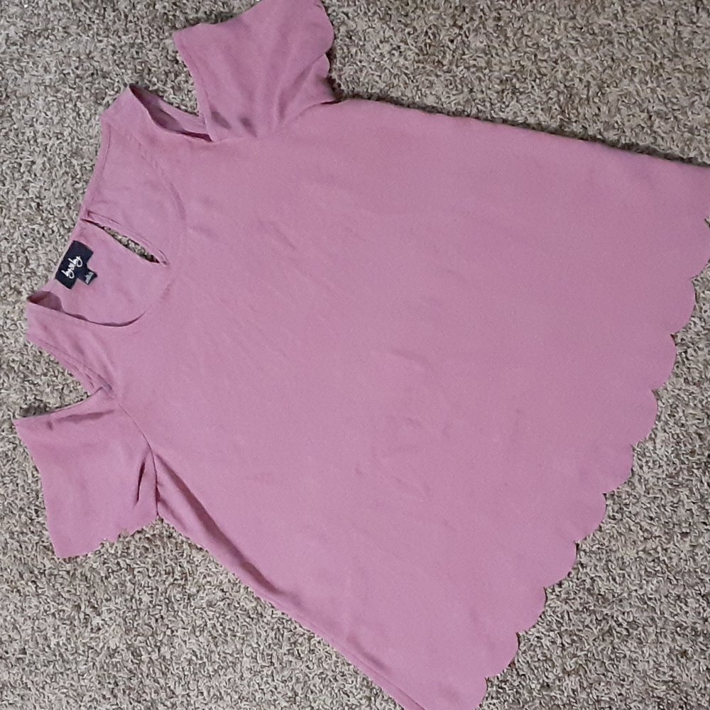BY&BY Cold Shoulder Blouse